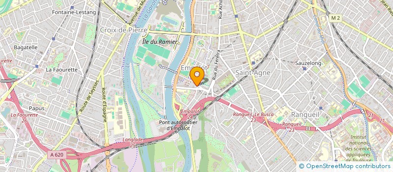 localisation de l'entreprise ASSOCIATION AQUILA FORMATION à TOULOUSE