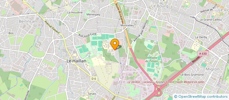 localisation de l'entreprise ASSOCIATION AQUITAINE POUR L'EMPLOI DES PERSONNES EN SITUATION DE HANDICAP à EYSINES