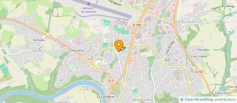 localisation de l'entreprise ASSOCIATION  AR'TATOUILLE  LANNION