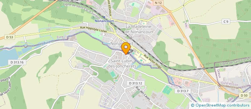 localisation de l'entreprise ASSOCIATION ARABESQUE à DAMPIERRE-SUR-AVRE