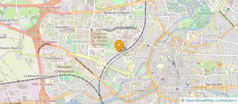 localisation de l'entreprise ASSOCIATION ARAMU  RENNES