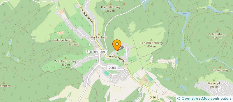 localisation de l'entreprise ASSOCIATION ARBORICOLE HORTICOLE PRODUCTEURS D'EAU DE VIE NATURELLE DE LAMBACH ET ENVIRONS  ENCHENBERG