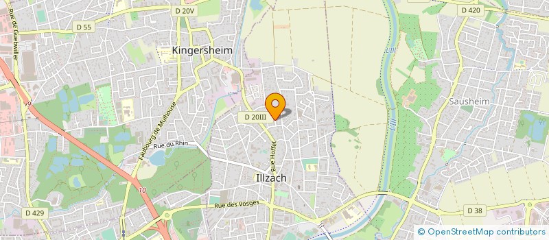 localisation de l'entreprise ASSOCIATION ARBORICULTEURS ILLZACH  ILLZACH