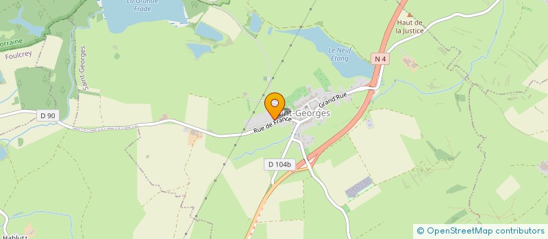 localisation de l'entreprise ASSOCIATION ARBORICULTURE DE ST GEORGES  SAINT-GEORGES