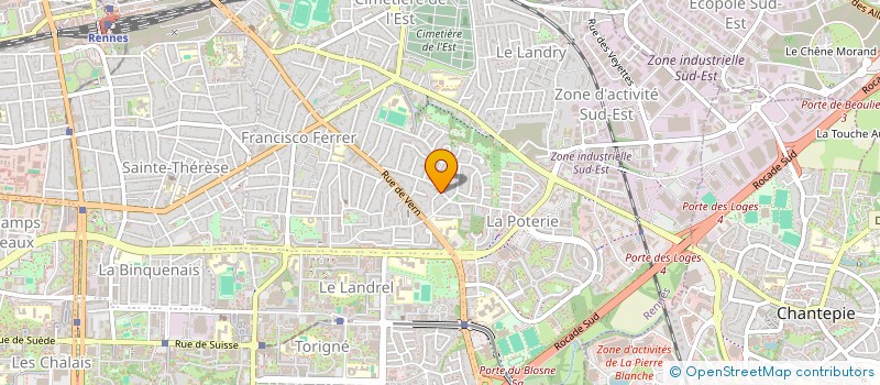 localisation de l'entreprise ASSOCIATION ARBRE D'OR à RENNES
