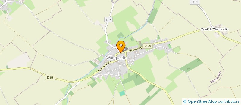 localisation de l'entreprise ASSOCIATION ARC ANGE CIEL DE L'ESPOIR  SIMENCOURT