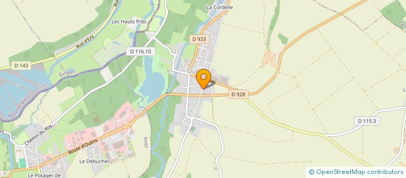 localisation de l'entreprise ASSOCIATION ARC EN CIEL à OULINS