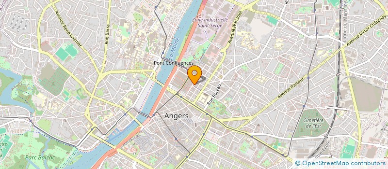 localisation de l'entreprise ASSOCIATION ARC EN CIEL à ANGERS