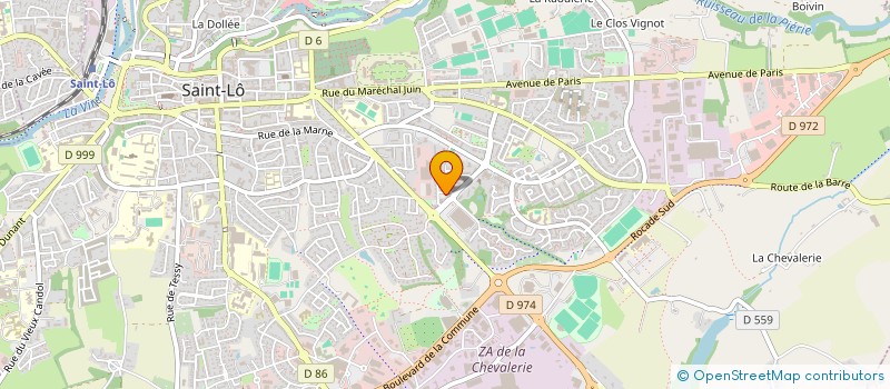 localisation de l'entreprise ASSOCIATION ARC-EN-CIEL  SAINT-LO