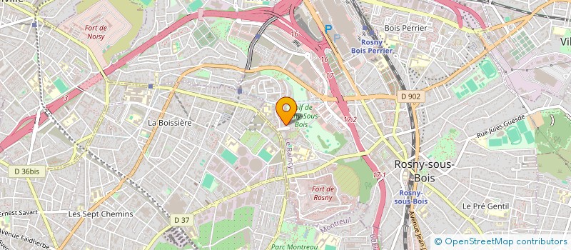 localisation de l'entreprise ASSOCIATION ARC EN CIEL PLUS à ROSNY-SOUS-BOIS