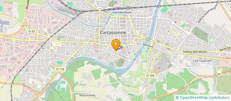 localisation de l'entreprise ASSOCIATION ARCADIE à CARCASSONNE