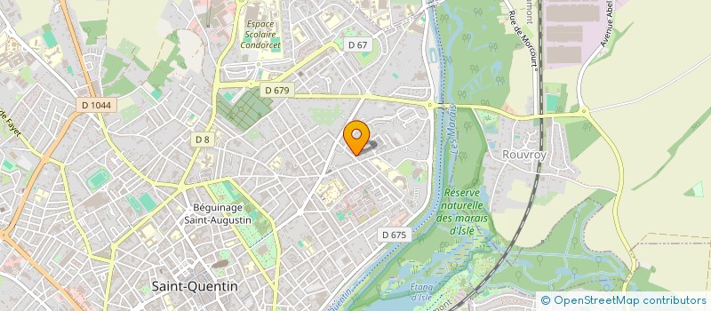 localisation de l'entreprise ASSOCIATION ARCAN à SAINT-QUENTIN