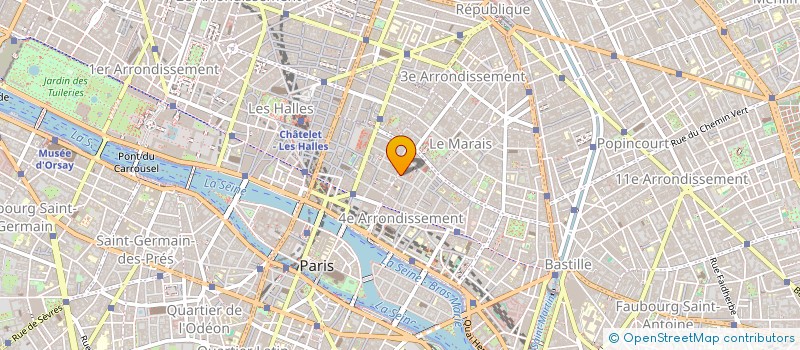 localisation de l'entreprise ASSOCIATION ARCANE ETUDES  PARIS