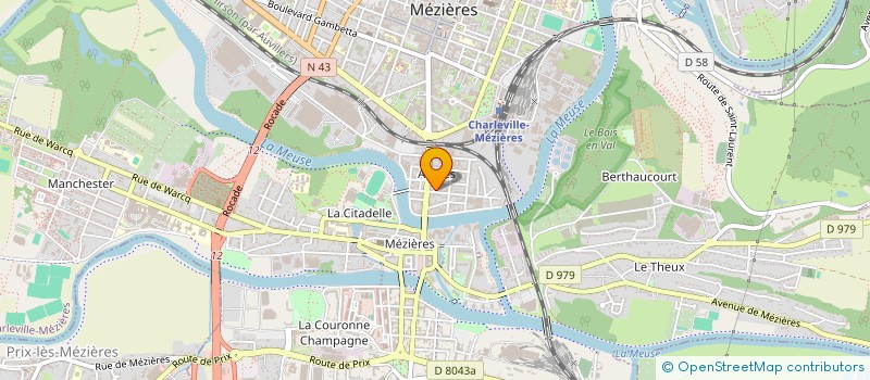 localisation de l'entreprise ASSOCIATION ARCH'LIBRIS  CHARLEVILLE-MEZIERES