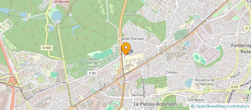 localisation de l'entreprise ASSOCIATION ARCHE à CLAMART