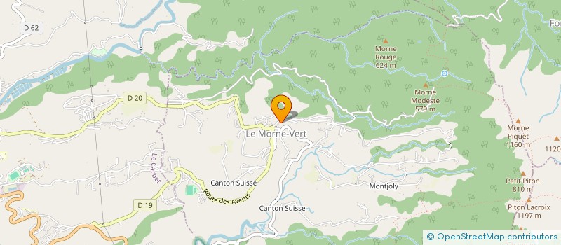 localisation de l'entreprise ASSOCIATION ARCHEOLOGIE PETITES ANTILLES  LE MORNE-VERT