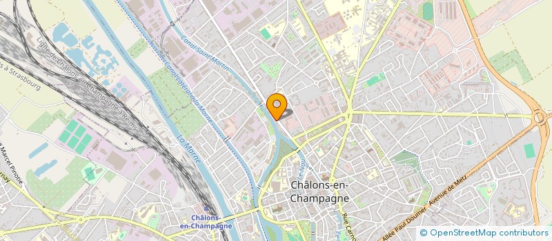 localisation de l'entreprise ASSOCIATION ARCHEOLOGIQUE DU CHENE-SAINT-AMAND  CHALONS-EN-CHAMPAGNE