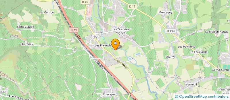 localisation de l'entreprise ASSOCIATION ARCHETS POUR UN ESPOIR  PRISSE