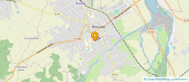 localisation de l'entreprise ASSOCIATION ARCO OVERGNE  BRIOUDE