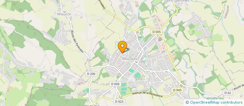 localisation de l'entreprise ASSOCIATION ARDALH  MORLAAS