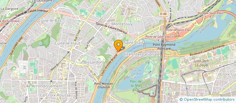 localisation de l'entreprise ASSOCIATION ARDECO  CALUIRE-ET-CUIRE