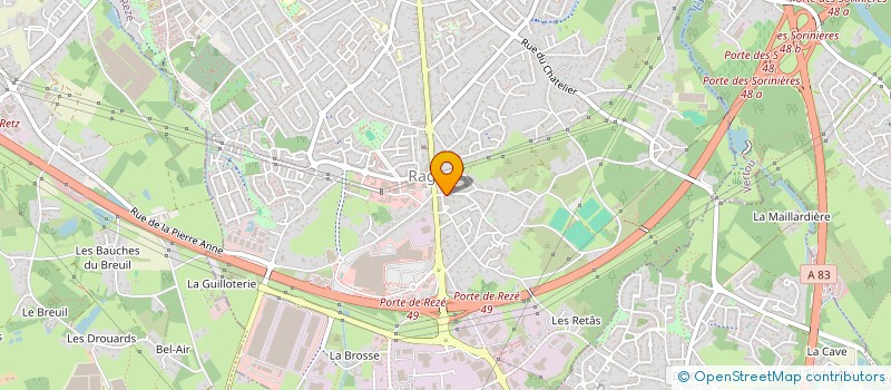localisation de l'entreprise ASSOCIATION ARDEI à REZE