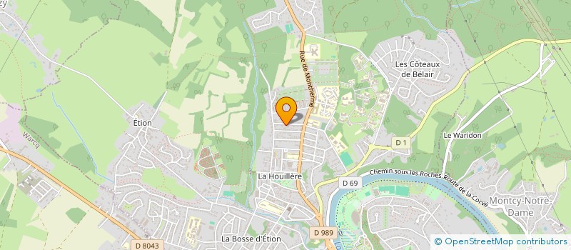 localisation de l'entreprise ASSOCIATION ARDENNES 1944  DEVILLE