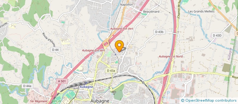 localisation de l'entreprise ASSOCIATION ARDICA GUITARE à AUBAGNE