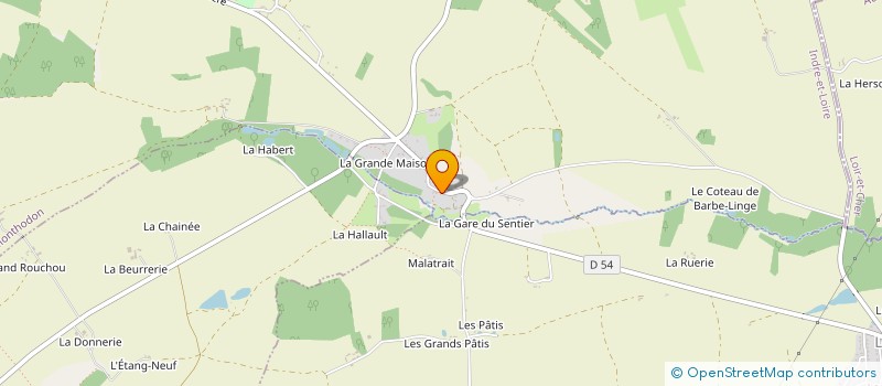 localisation de l'entreprise ASSOCIATION AREA  MONTHODON