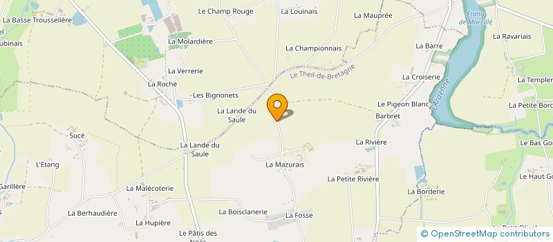 localisation de l'entreprise ASSOCIATION AREMORICA  LE THEIL-DE-BRETAGNE