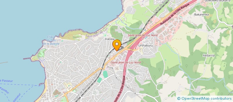 localisation de l'entreprise ASSOCIATION ARGI ETXEA à SAINT-JEAN-DE-LUZ