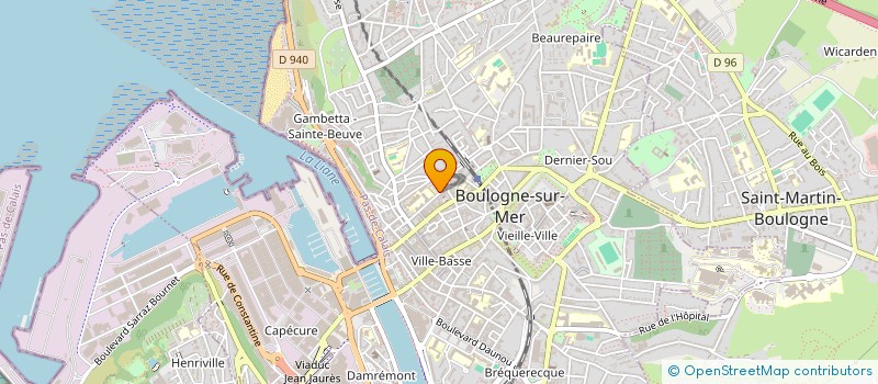 localisation de l'entreprise ASSOCIATION ARGOS à BOULOGNE-SUR-MER