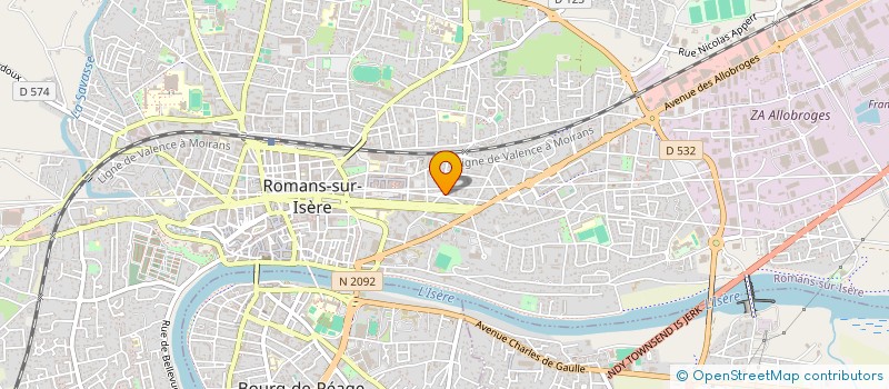localisation de l'entreprise ASSOCIATION ARHOPOD à ROMANS-SUR-ISERE