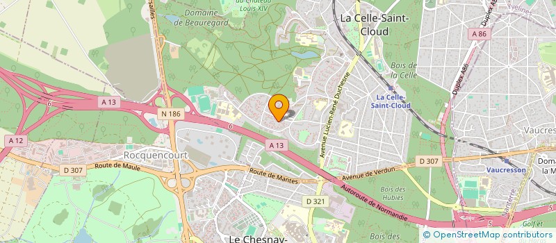 localisation de l'entreprise ASSOCIATION ARICHEKOLA AZIZIA  LA CELLE-SAINT-CLOUD