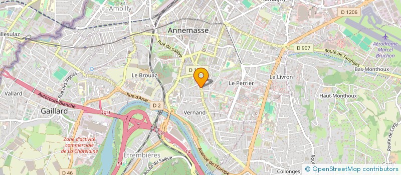 localisation de l'entreprise ASSOCIATION ARIES à ANNEMASSE