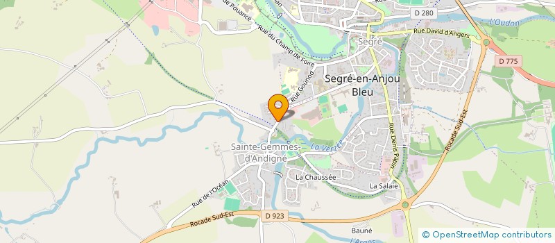 localisation de l'entreprise ASSOCIATION ARMAND PETERSEN ET ETIENNE AUDFRAY à SEGRE-EN-ANJOU BLEU