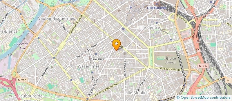 localisation de l'entreprise ASSOCIATION ARONIS à LILLE