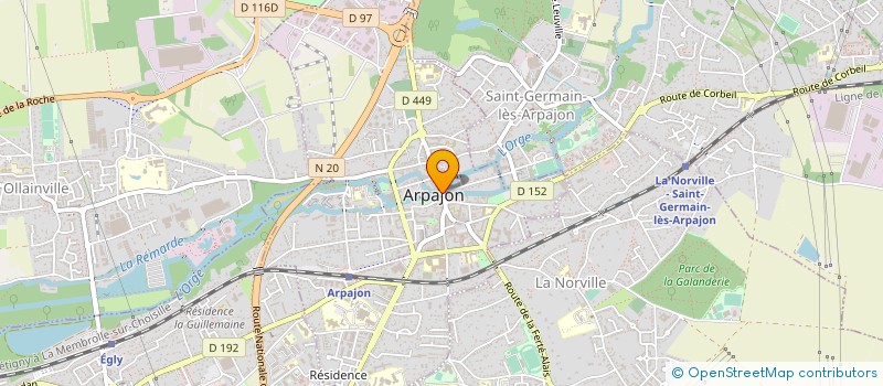 localisation de l'entreprise ASSOCIATION ARPAJON FREISING  ARPAJON