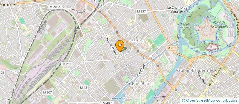 localisation de l'entreprise ASSOCIATION ARPEGE à LILLE