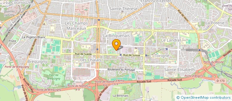 localisation de l'entreprise ASSOCIATION ARPEGES à RENNES