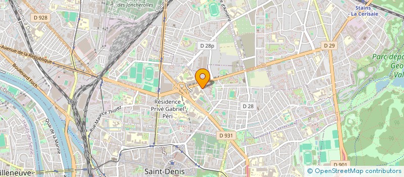 localisation de l'entreprise ASSOCIATION ARPEJ-SAINT DENIS à SAINT-DENIS