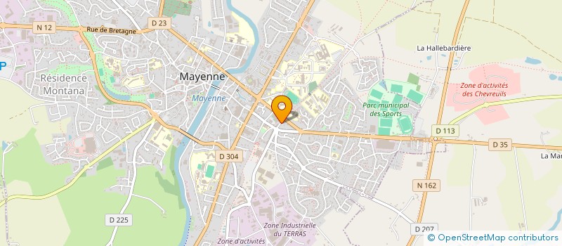 localisation de l'entreprise ASSOCIATION ARPOSA à MAYENNE