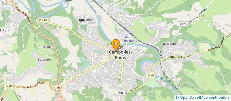 localisation de l'entreprise ASSOCIATION ARRAGA ABESBATZA  CAMBO-LES-BAINS