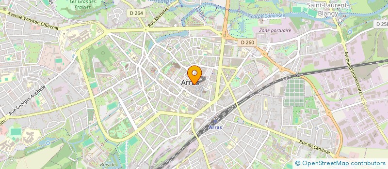 localisation de l'entreprise ASSOCIATION ARRAS INTER-GENERATION à ARRAS