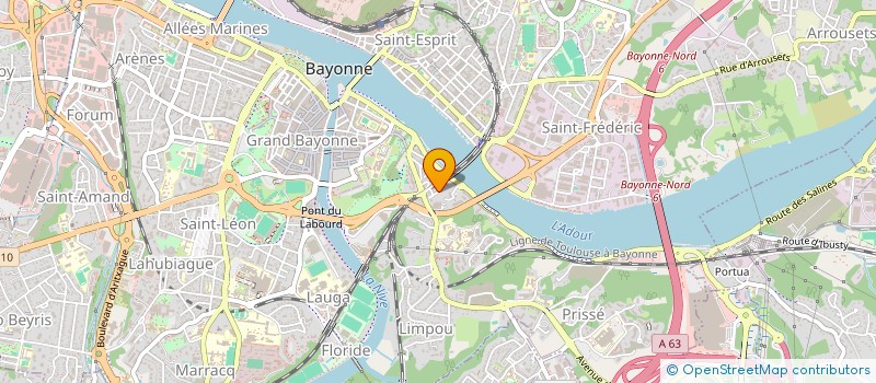 localisation de l'entreprise ASSOCIATION ARRENILHETS à BAYONNE