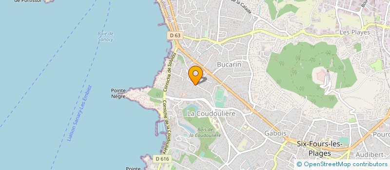 localisation de l'entreprise ASSOCIATION ART ANGES DIFFUSION à SIX-FOURS-LES-PLAGES