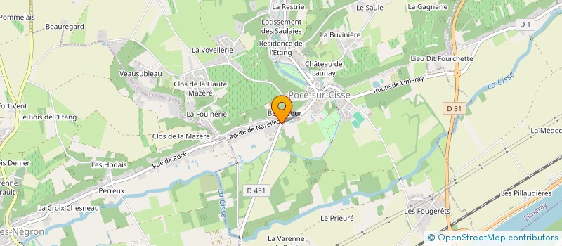 localisation de l'entreprise ASSOCIATION ART AUTREMENT  POCE-SUR-CISSE