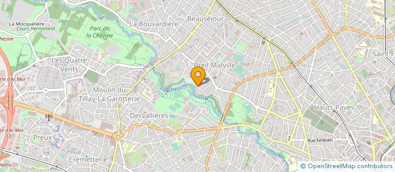localisation de l'entreprise ASSOCIATION ART BEAT à NANTES