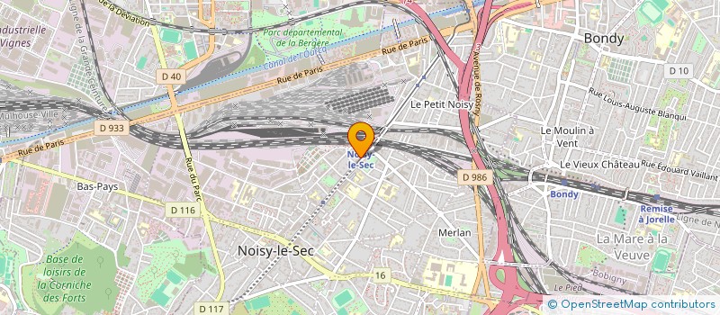 localisation de l'entreprise ASSOCIATION ART CITE à NOISY-LE-SEC