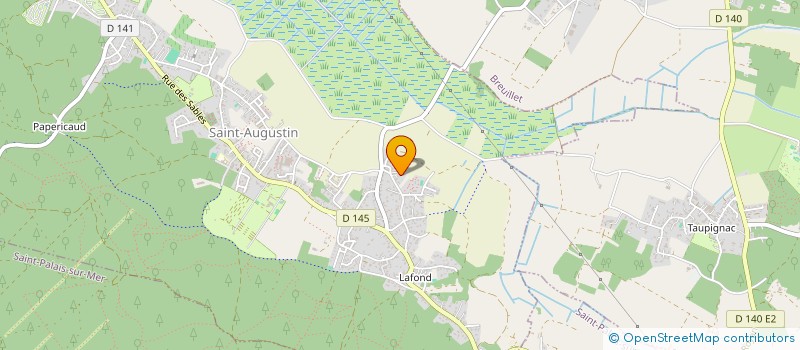 localisation de l'entreprise ASSOCIATION ART, CORPS, DANSE, BIEN-ETRE ET SANTE  SAINT-AUGUSTIN